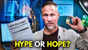 BPC-157 peptide for sciatica nerve pain and regeneration concept